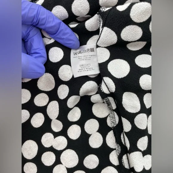 Reformation Black and White Polka Dot Maxi Dress - Picture 8 of 8